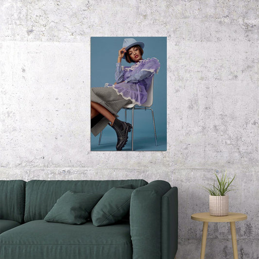 Jourdan Dunn Icon Supermodel Poster Wall Art Print Home Wall Decor - xonomax