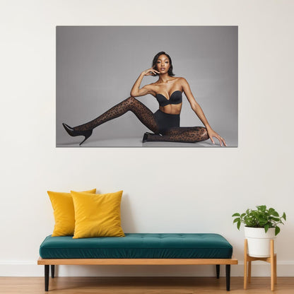 Jourdan Dunn Beautiful British Model Poster Wall Art Print Home Wall Decor - xonomax