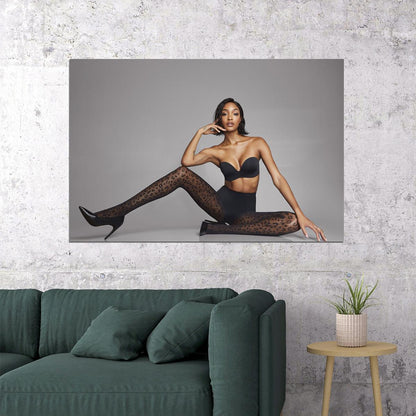 Jourdan Dunn Beautiful British Model Poster Wall Art Print Home Wall Decor - xonomax