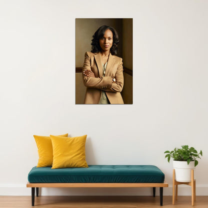 Kerry Washington American Artist Poster Wall Art Print Home Wall Decor - xonomax