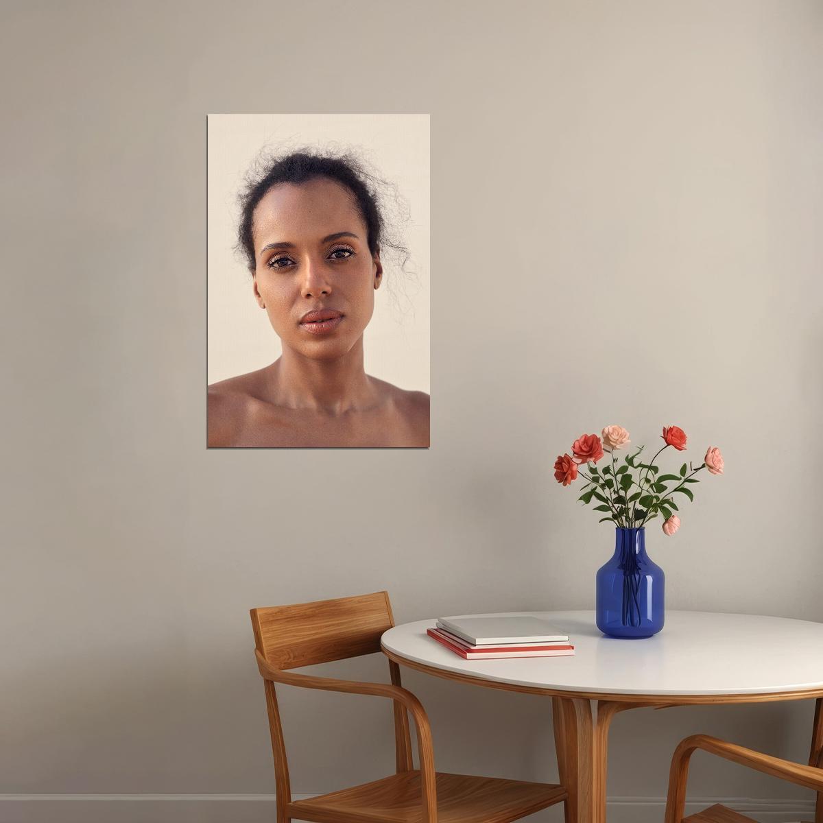 Kerry Washington American Actor Poster Wall Art Print Home Wall Decor - xonomax