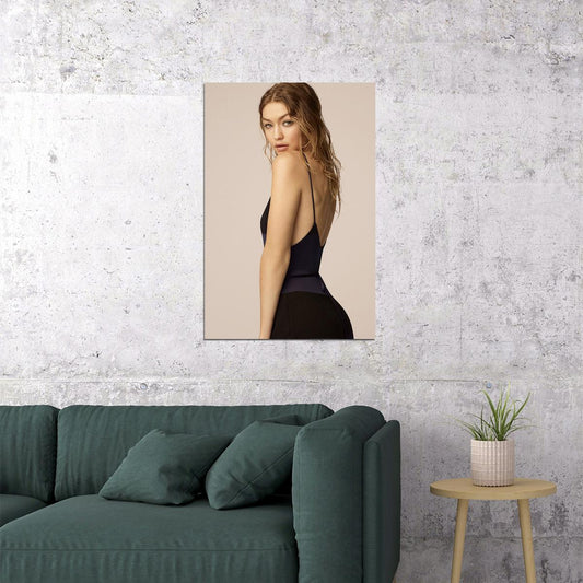 Gigi Hadid Attractive Model Artist Fashion Poster Wall Art Print Home Wall Decor - xonomax