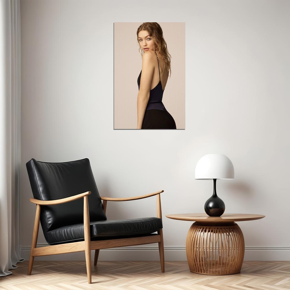 Gigi Hadid Attractive Model Artist Fashion Poster Wall Art Print Home Wall Decor - xonomax