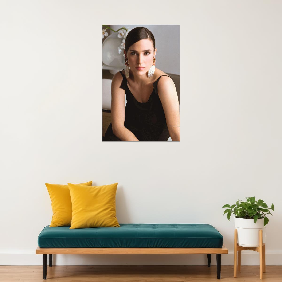 Jennifer Connelly Artist American Actor Poster Wall Art Print Home Wall Decor - xonomax
