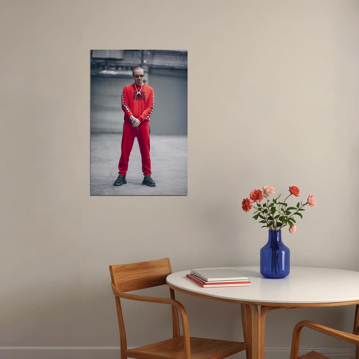 J Balvin Colombian Latin Music Artist Picture Poster Wall Art Print Home Wall Decor - xonomax