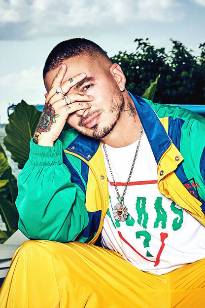 J Balvin Award-winning Latin Music Artist Poster Wall Art Print Home Wall Decor - xonomax