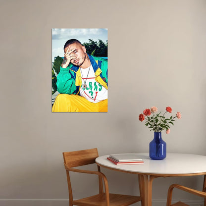 J Balvin Award-winning Latin Music Artist Poster Wall Art Print Home Wall Decor - xonomax