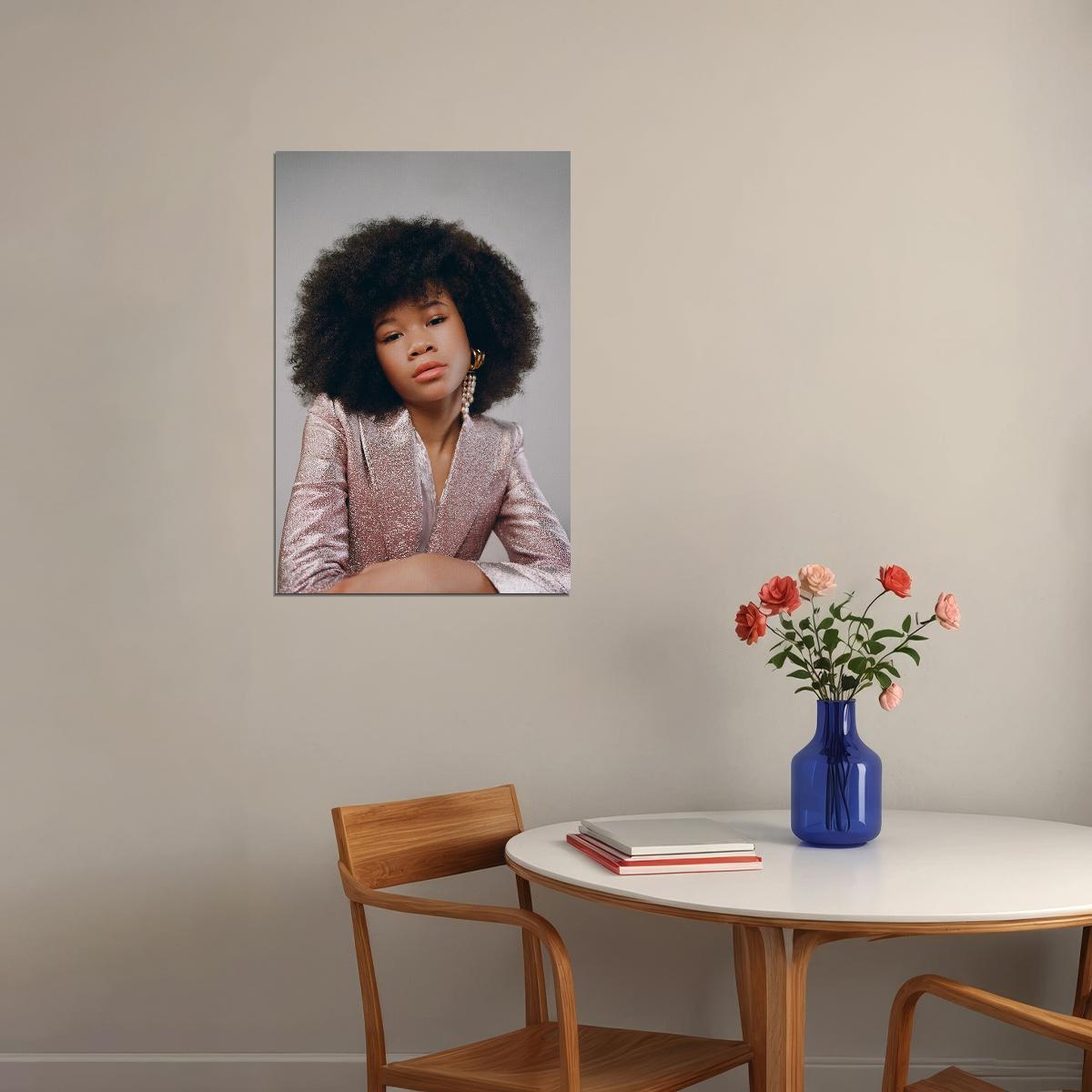 Storm Reid American Young Actress Poster Wall Art Print Home Wall Decor - xonomax