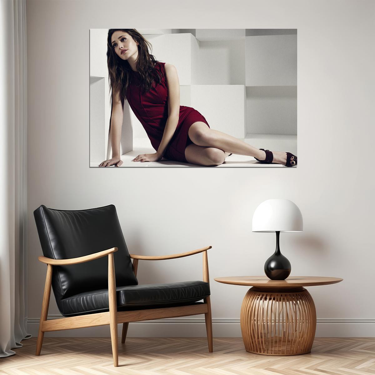 Emmy Rossum American Actor And Singer Poster Wall Art Print Home Wall Decor - xonomax