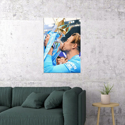 Jack Grealish Manchester League Champions 2021/22 Poster Wall Art Print Home Wall Decor - xonomax