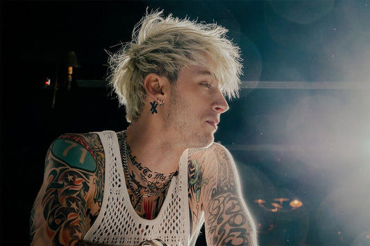 Machine Gun Kelly American Actor And Rapper Poster Wall Art Print Home Wall Decor - xonomax