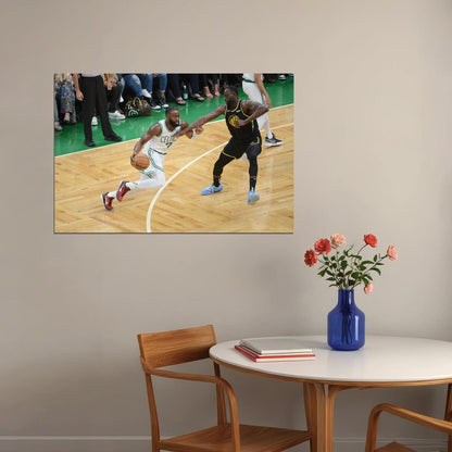 Boston Playoff Finals Jaylen Shooting Guard Poster Wall Art Print Home Wall Decor - xonomax