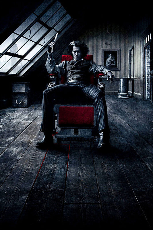 Sweeney Todd The Demon Barber of Fleet Street 2007 Movie Musical Poster Wall Art Print Home Wall Decor - xonomax