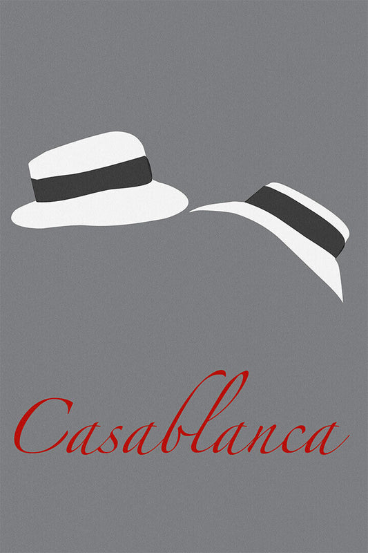 Casablanca Minimal Rick Blaine Ilsa Lund Victor Laszlo Poster Wall Art Print Home Wall Decor - xonomax