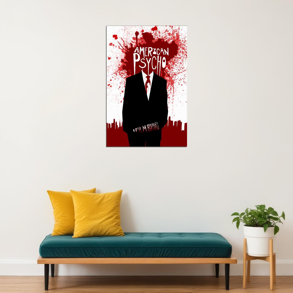 American Psycho TV Show Poster Wall Art Print Home Wall Decor - xonomax