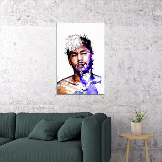 Neymar Atlethe National Football Player Poster Wall Art Print Home Wall Decor - xonomax