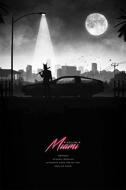 Hotline Miami Action Single Player Game Poster Wall Art Print Home Wall Decor - xonomax