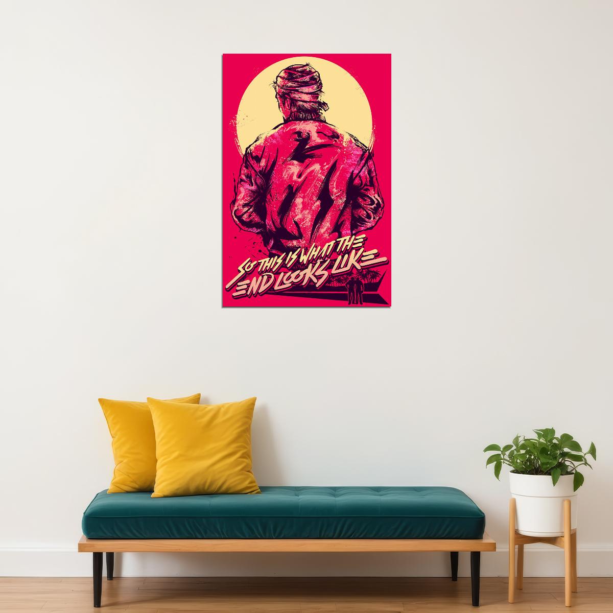 Hotline Miami Single Player Video Game Poster Wall Art Print Home Wall Decor - xonomax