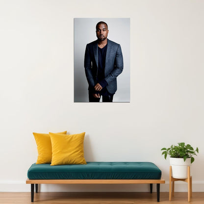Kanye West Hip Hop Singer Star Fashion Designer Poster Wall Art Print Home Wall Decor - xonomax