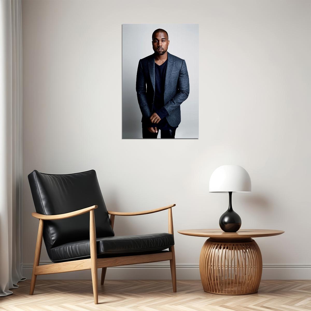Kanye West Hip Hop Singer Star Fashion Designer Poster Wall Art Print Home Wall Decor - xonomax