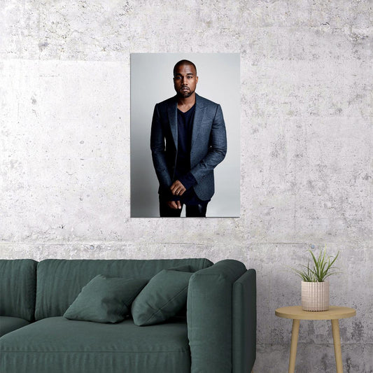 Kanye West Hip Hop Singer Star Fashion Designer Poster Wall Art Print Home Wall Decor - xonomax