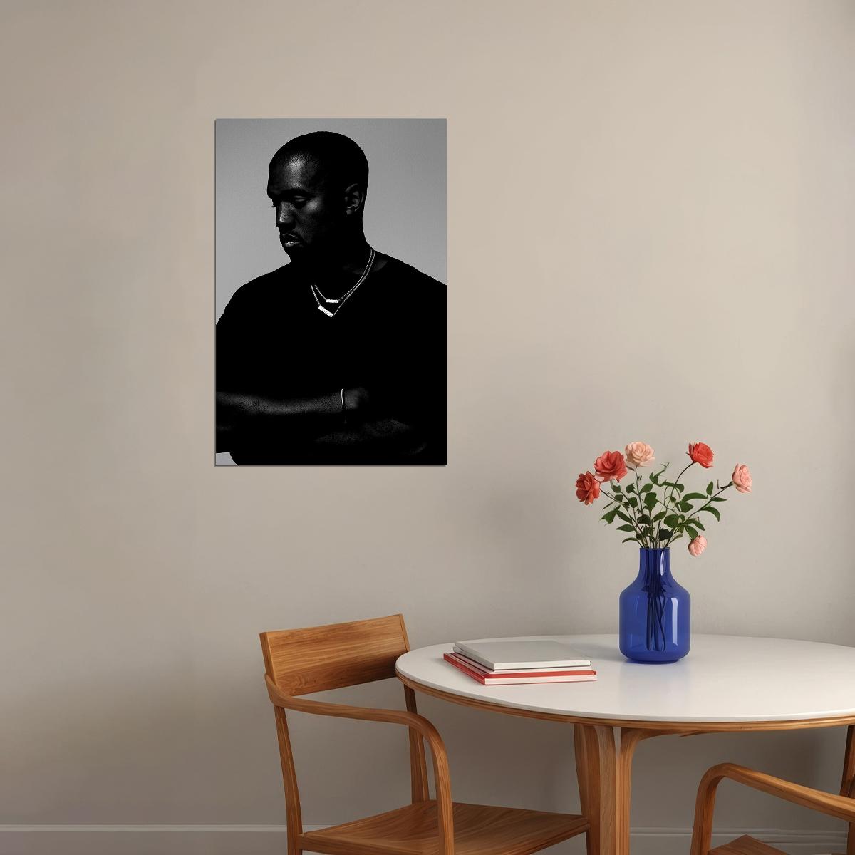 Kanye West Hip Hop Singer Star Songwriter Model Poster Wall Art Print Home Wall Decor - xonomax