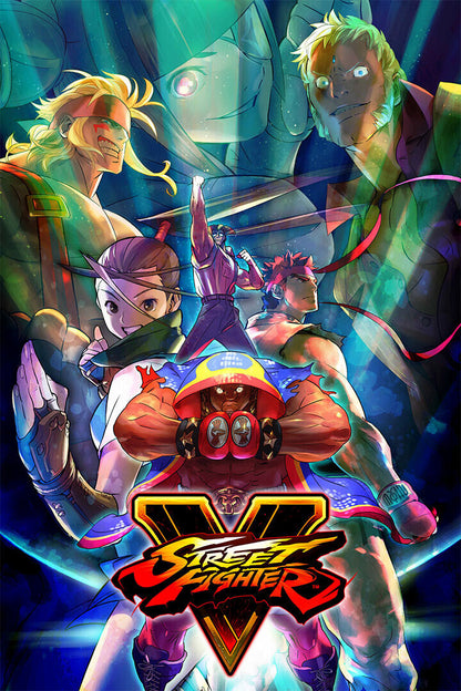 Street Fighter Video Game Series Action Poster Wall Art Print Home Wall Decor - xonomax