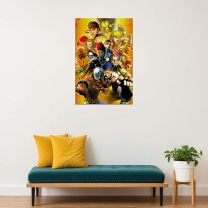 Street Fighter Video Game Series Adventure Poster Wall Art Print Home Wall Decor - xonomax