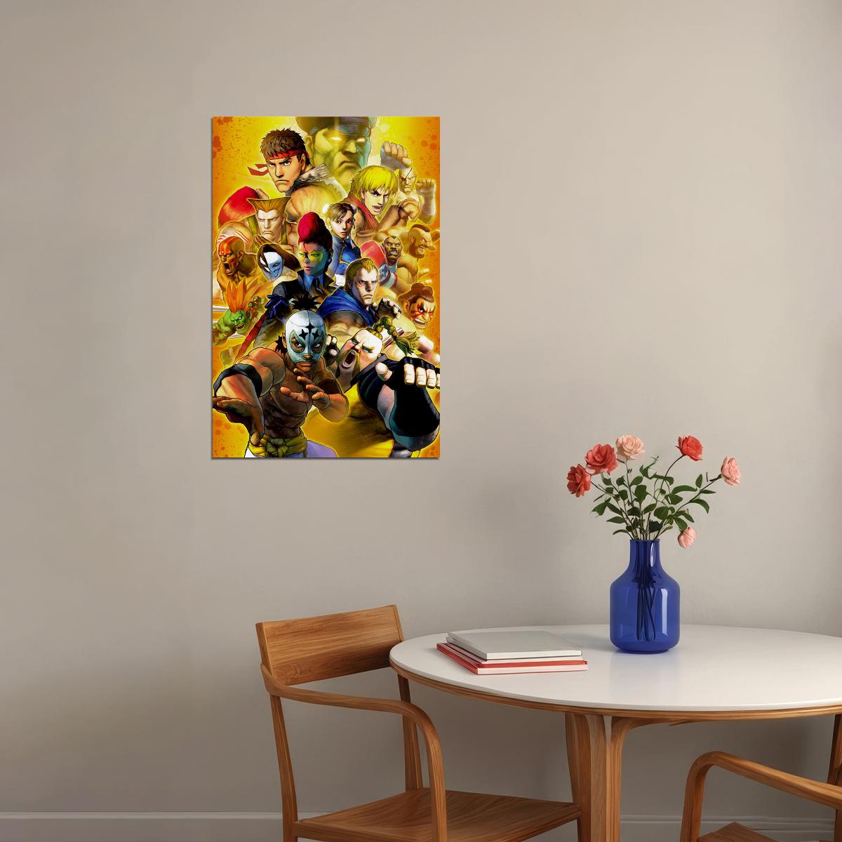 Street Fighter Video Game Series Adventure Poster Wall Art Print Home Wall Decor - xonomax