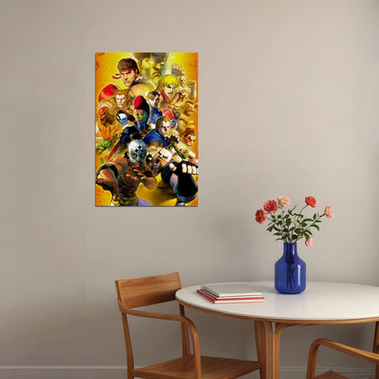 Street Fighter Video Game Series Adventure Poster Wall Art Print Home Wall Decor - xonomax