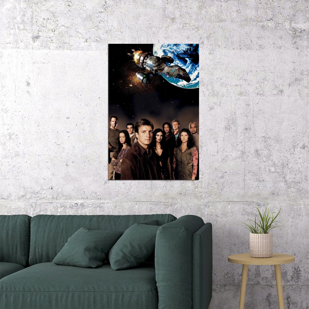 Firefly Science Fiction Tv Series Classic Movie Drama Poster Wall Art Print Home Wall Decor - xonomax