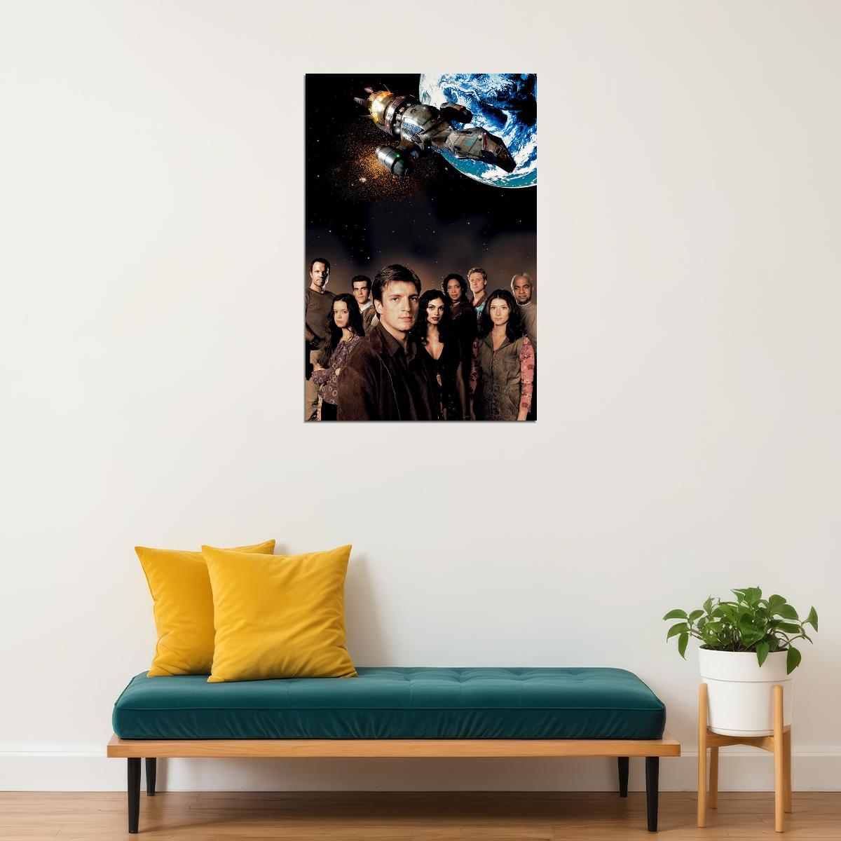 Firefly Science Fiction Tv Series Classic Movie Drama Poster Wall Art Print Home Wall Decor - xonomax