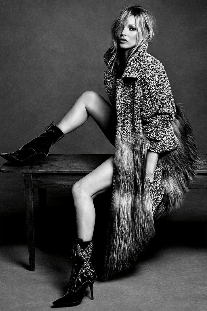 Kate Moss Model Fashion Pioneer Poster Wall Art Print Home Wall Decor - xonomax