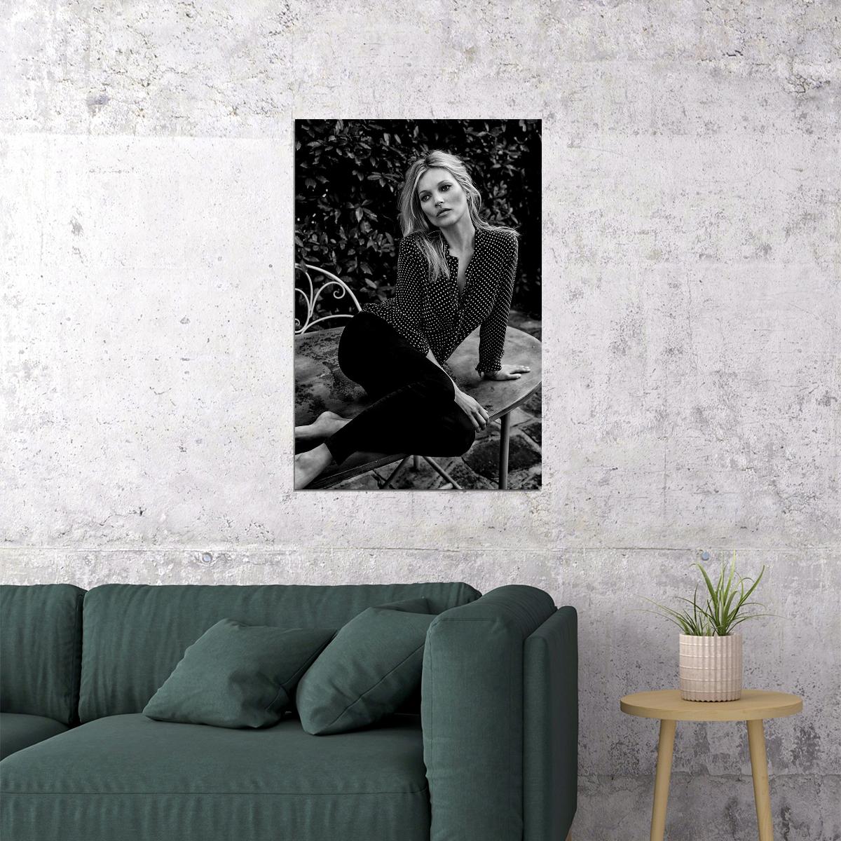 Kate Moss Model Idol And Icon Poster Wall Art Print Home Wall Decor - xonomax