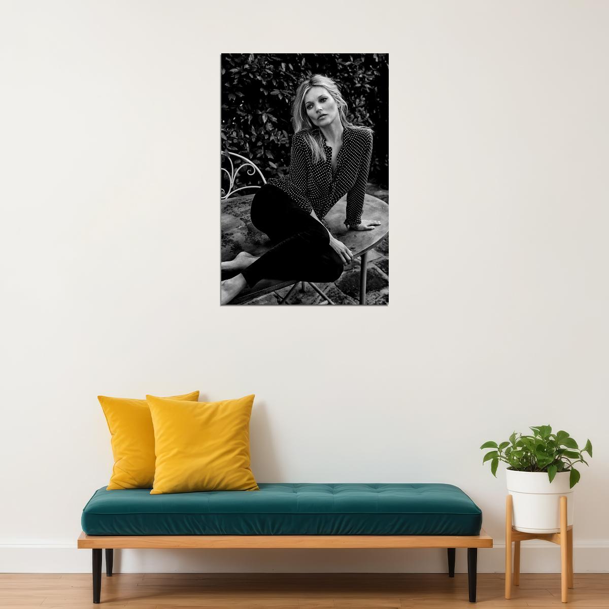Kate Moss Model Idol And Icon Poster Wall Art Print Home Wall Decor - xonomax