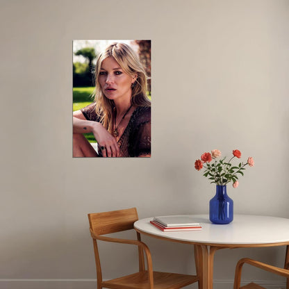 Kate Moss Model Designer Attractive Artist Poster Wall Art Print Home Wall Decor - xonomax