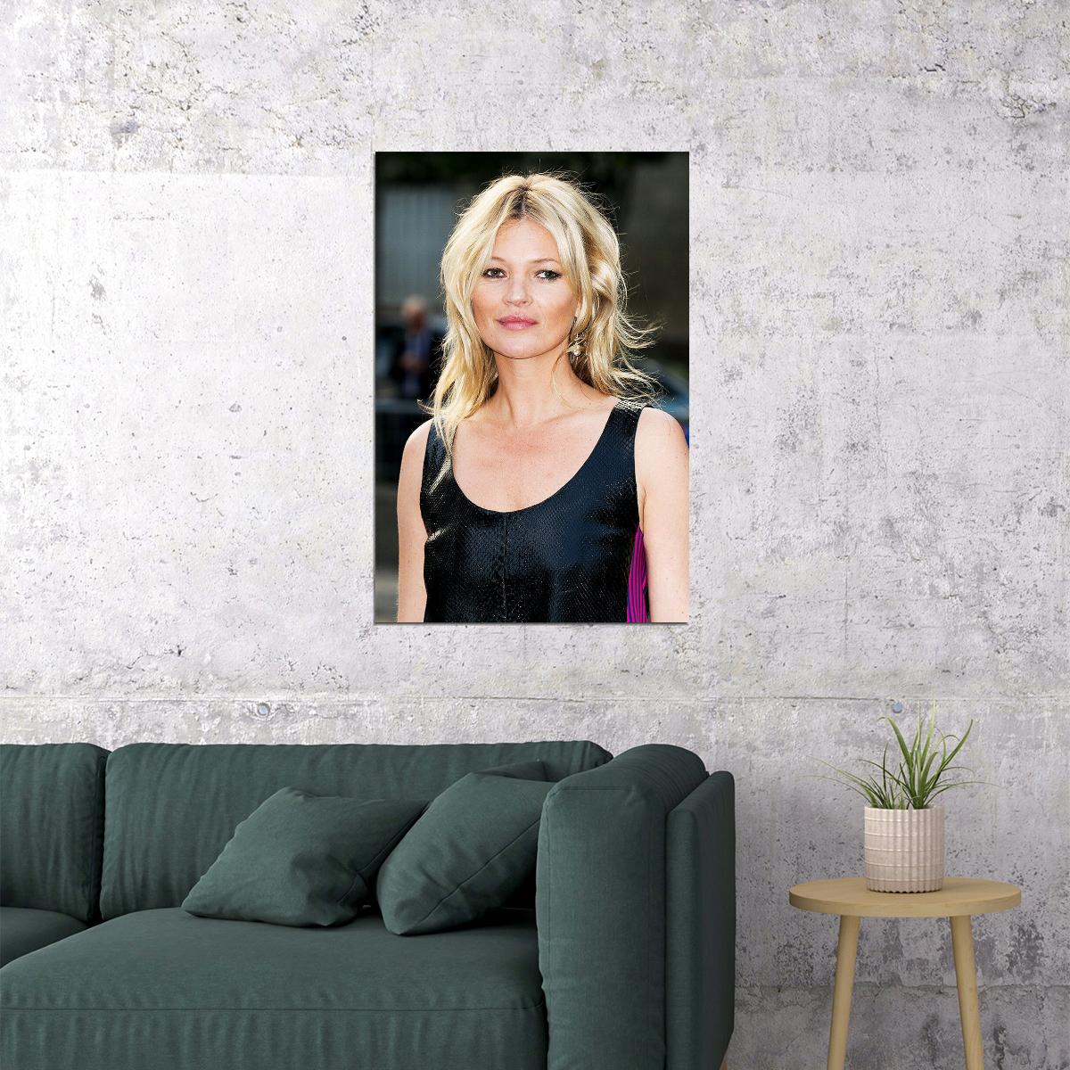 Kate Moss Model Icon Beautiful Fashion Style Poster Wall Art Print Home Wall Decor - xonomax
