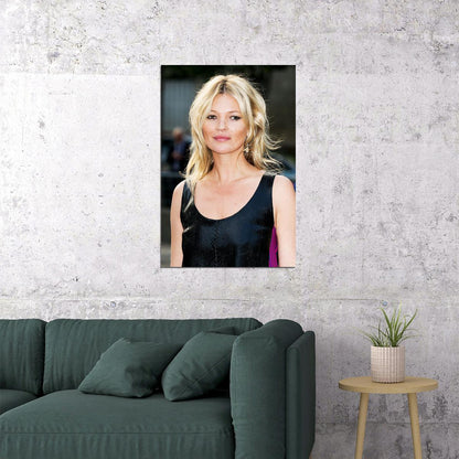 Kate Moss Model Icon Beautiful Fashion Style Poster Wall Art Print Home Wall Decor - xonomax