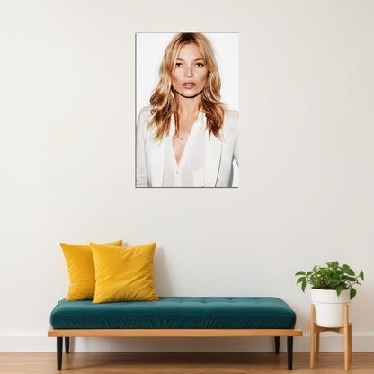 Kate Moss Model Beautiful Fashion Style Icon Poster Wall Art Print Home Wall Decor - xonomax
