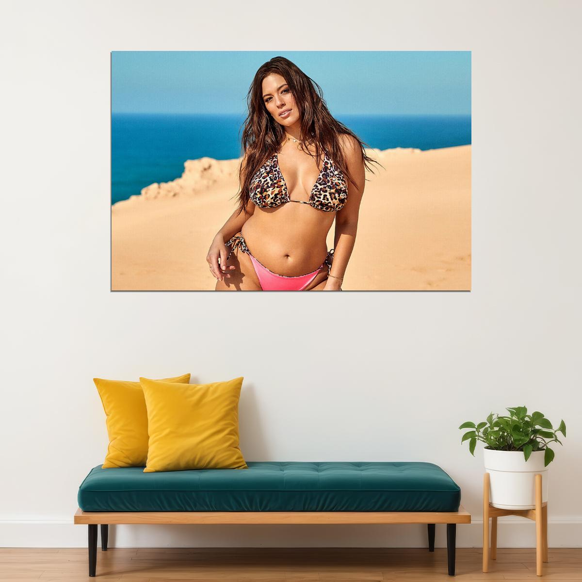 Ashley Graham American Television Presenter Poster Wall Art Print Home Wall Decor - xonomax