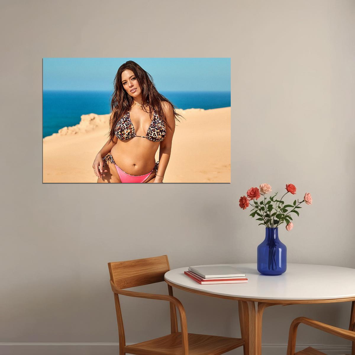 Ashley Graham American Television Presenter Poster Wall Art Print Home Wall Decor - xonomax