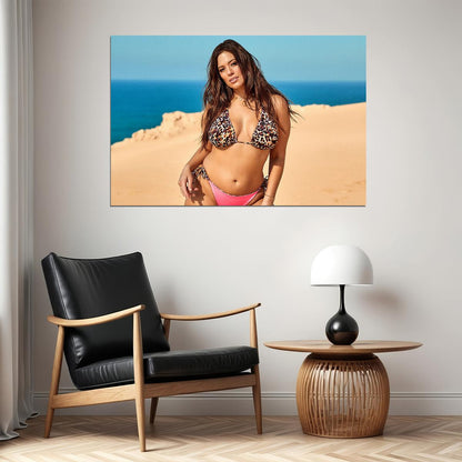 Ashley Graham American Television Presenter Poster Wall Art Print Home Wall Decor - xonomax