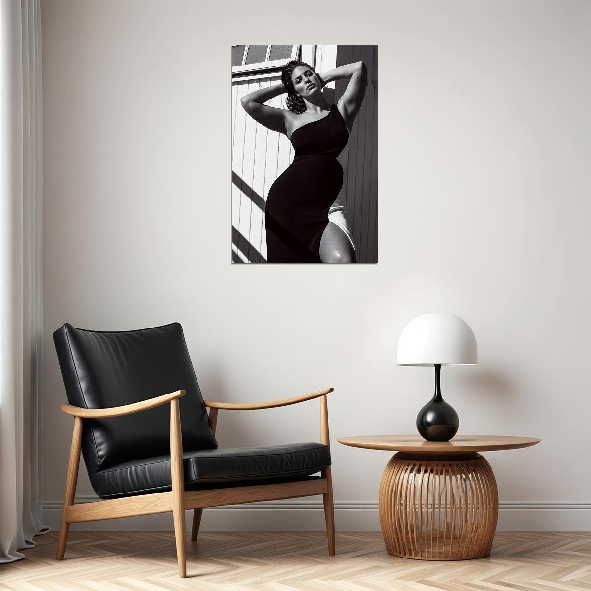 Ashley Graham American Beautiful Model Poster Wall Art Print Home Wall Decor - xonomax