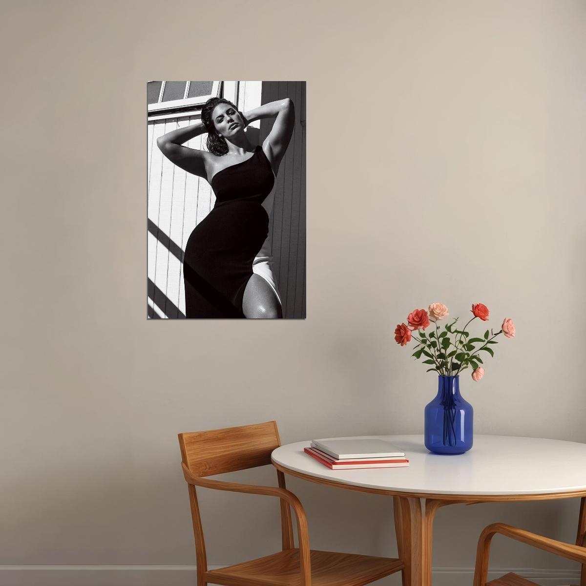 Ashley Graham American Beautiful Model Poster Wall Art Print Home Wall Decor - xonomax