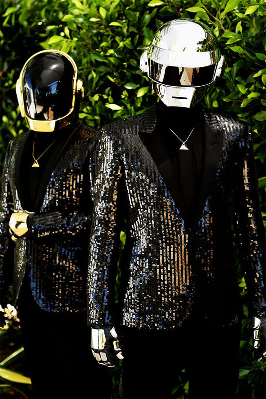 Daft Punk Mask Pop Music Singer Duo Electronic Music Poster Wall Art Print Home Wall Decor - xonomax