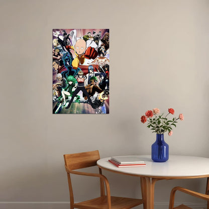 One Punch Man Classic Moive Anime Tv Series Poster Wall Art Print Home Wall Decor