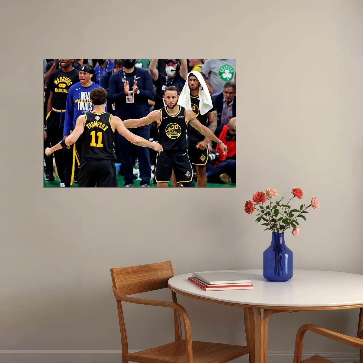 Playoff Finals Stars Of The Playoff Curry Poster Wall Art Print Home Wall Decor - xonomax