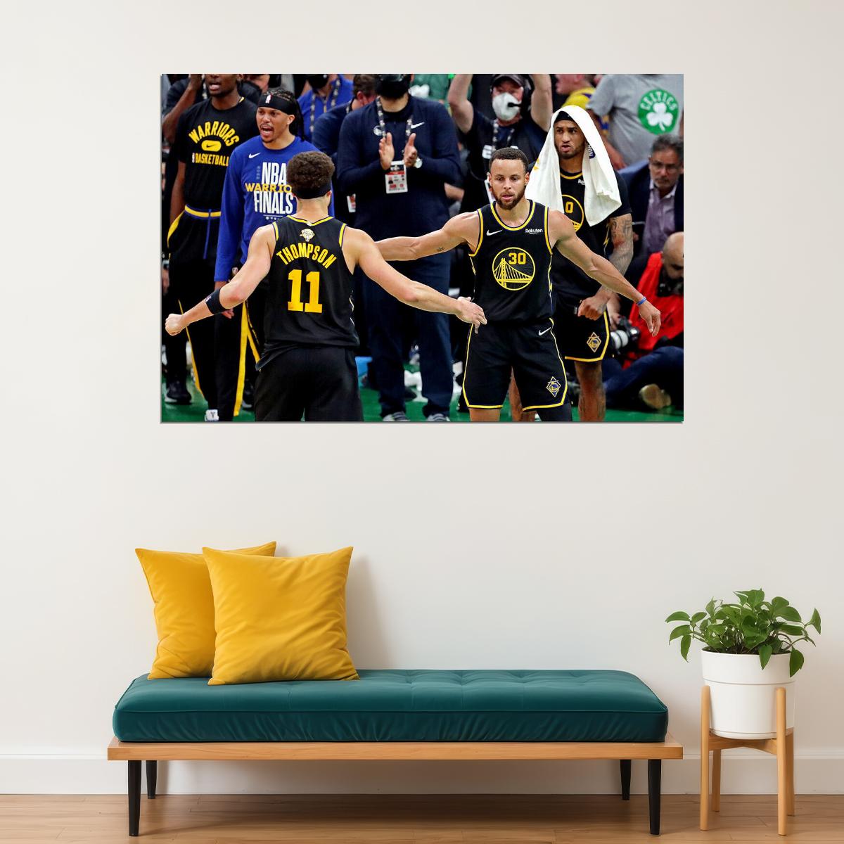 Playoff Finals Stars Of The Playoff Curry Poster Wall Art Print Home Wall Decor - xonomax