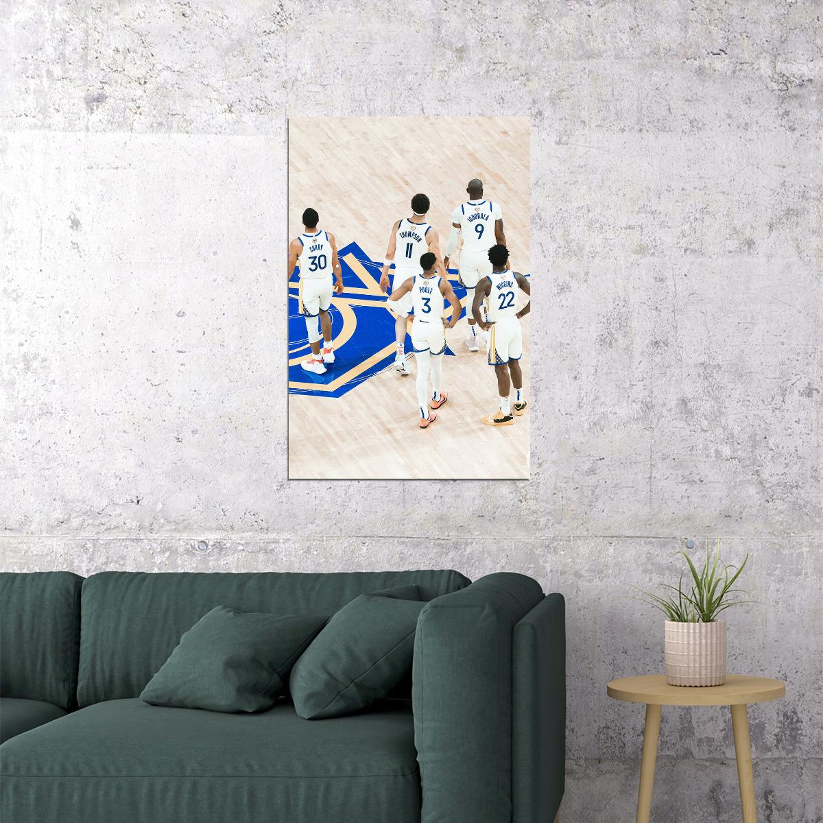 Golden State Basketball Playoff Finals Sports Poster Wall Art Print Home Wall Decor - xonomax