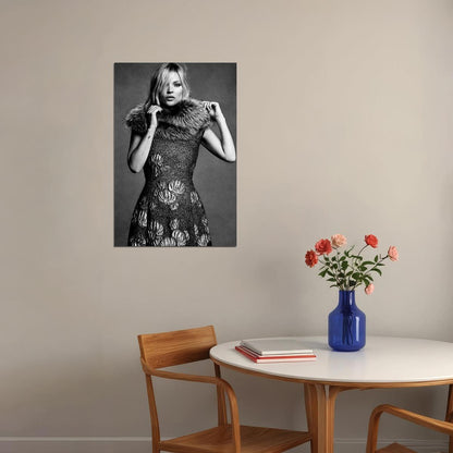 Kate Moss Model Fashion Pioneer Poster Wall Art Print Home Wall Decor - xonomax